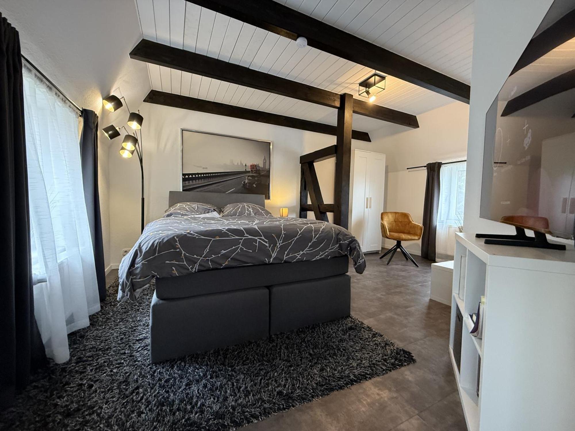 Fachwerkhaus Mit 2 Getrennten Schlafzimmern, Wohnzimmer Und Kueche 뷔케부르크 외부 사진