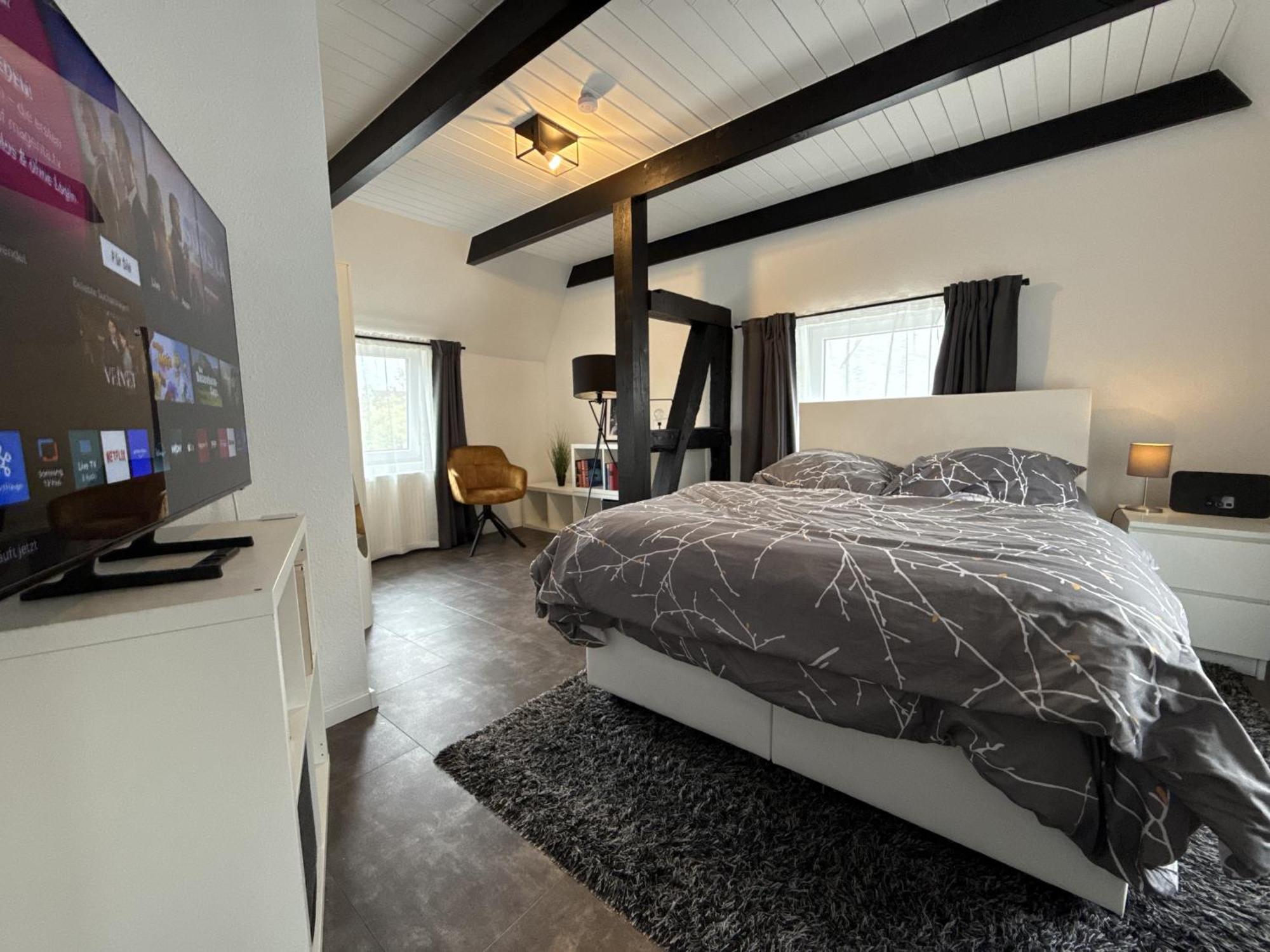 Fachwerkhaus Mit 2 Getrennten Schlafzimmern, Wohnzimmer Und Kueche 뷔케부르크 외부 사진
