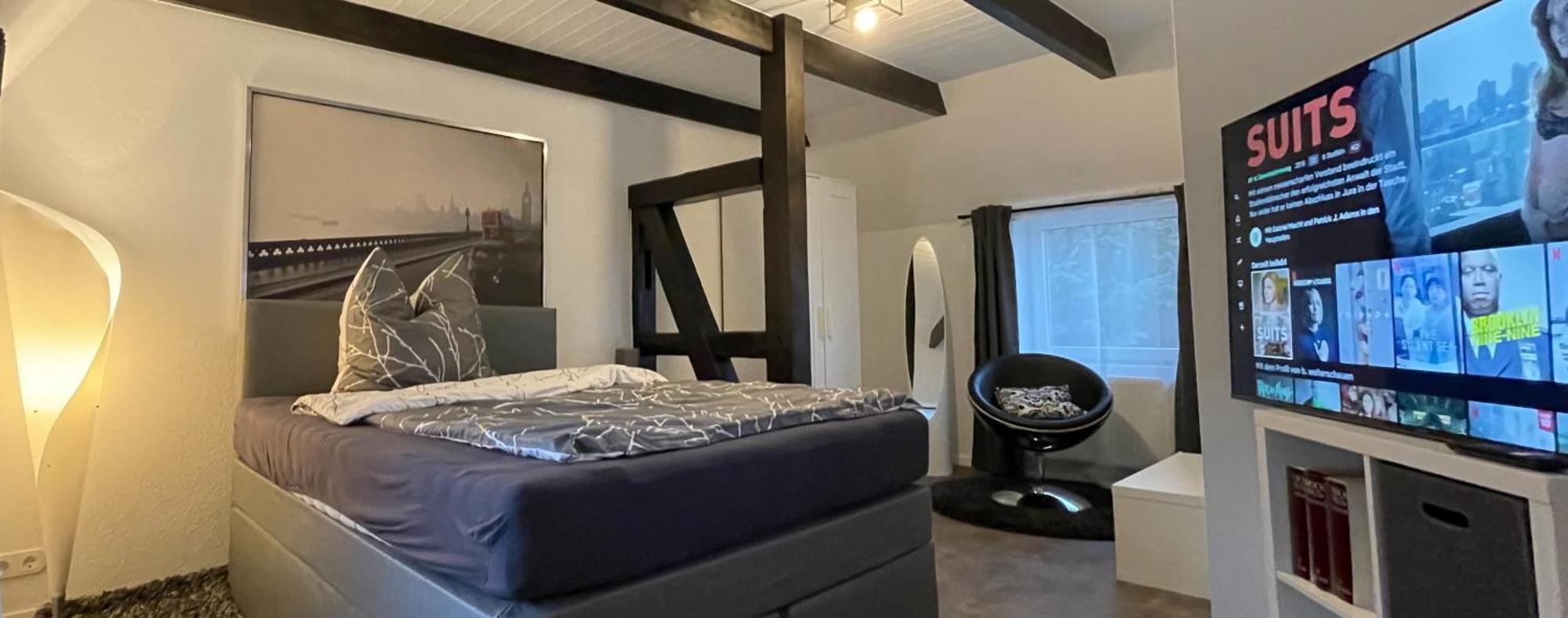 Fachwerkhaus Mit 2 Getrennten Schlafzimmern, Wohnzimmer Und Kueche 뷔케부르크 외부 사진
